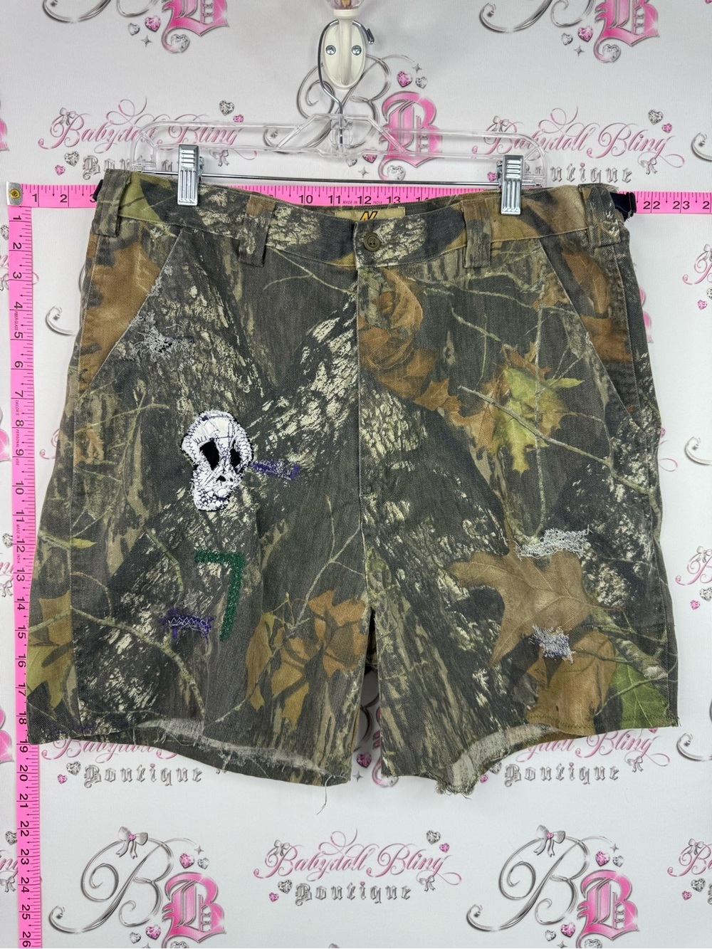No trace shorts camo patches Men's Camouflage Cargo Shorts - Brown/Green